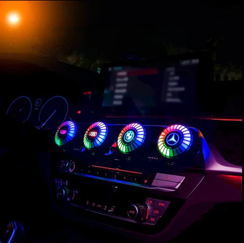 Musical Rhythm LED -autovalo (aromidiffuusorilla)