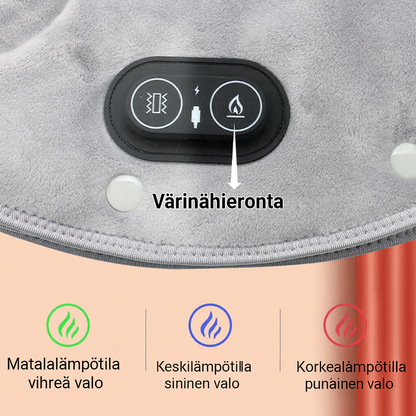 Sähköinen niska- ja hartiahierontatyyny lämmityksellä