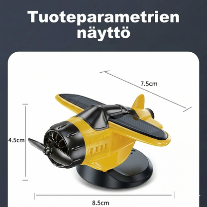 Lentokonemalli auton koristeluun, jossa on
