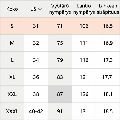 Miesten kesäshortsit joustavalla vyötäröllä