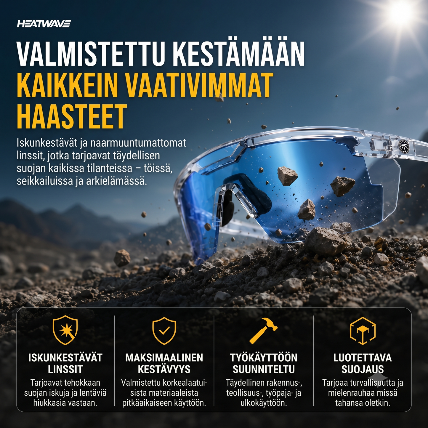 Itsestään tummuvat aurinkolasit – täydellinen näkyvyys kaikessa valossa