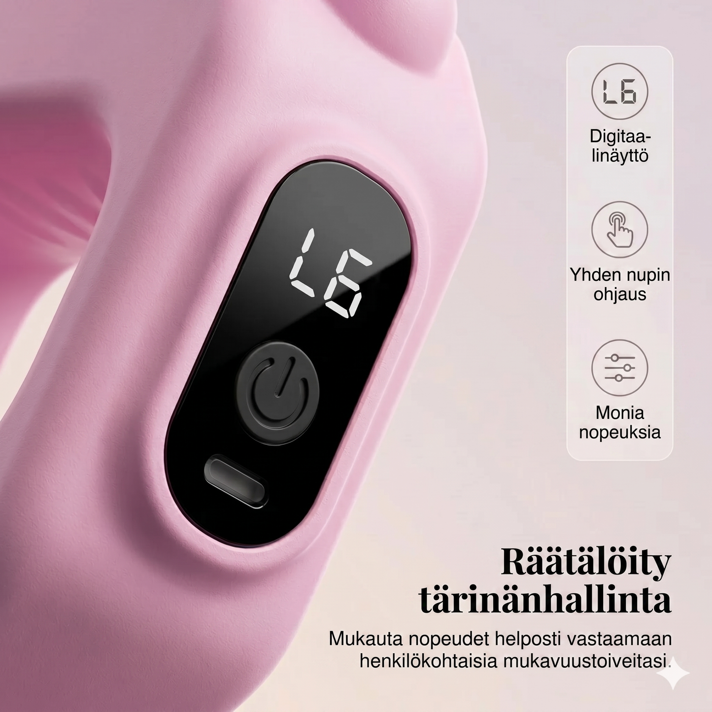 3-in-1 tärisevä faskiagengas-hierontalaite