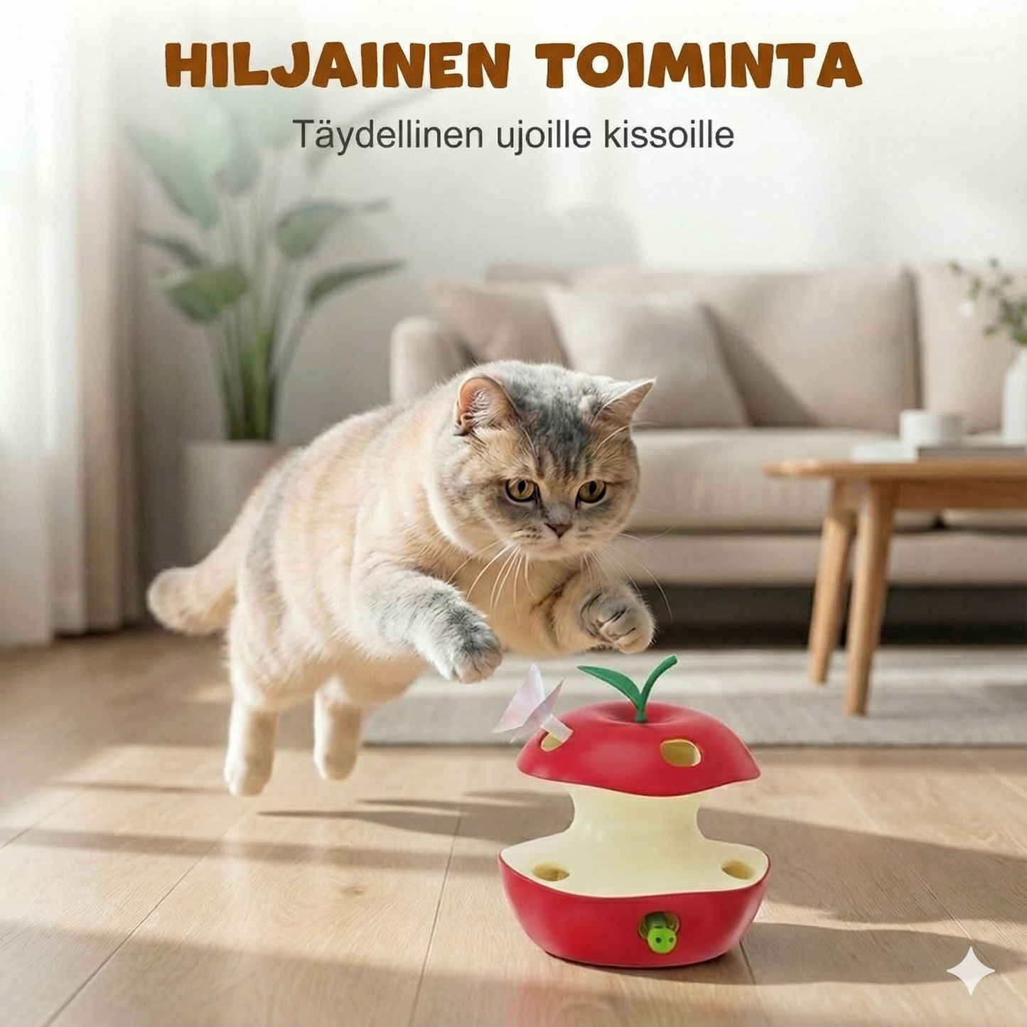 Älykäs automaattinen kissanlelu