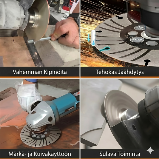 Galvanoitu hiomalaikka – Kaksipuolinen karkeus, kipinöimätön