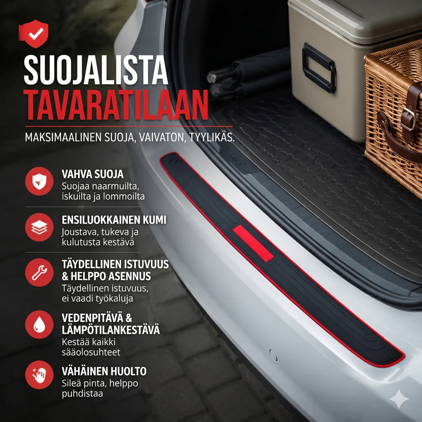 Tavaratilan suojamatto
