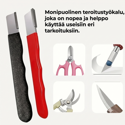 Sarja 2 teroitinta veitsille ja saksille