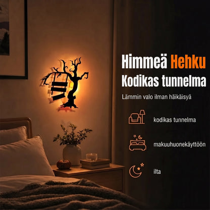 Pimeässä hohtavat Halloween-seinätarrat