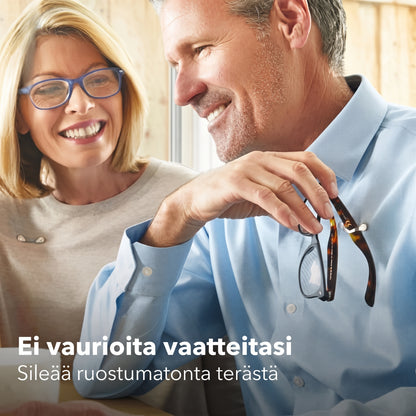 Magneettinen silmälasipidike vaatteille