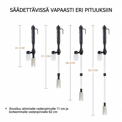 Langaton akvaarion pohjanimuri