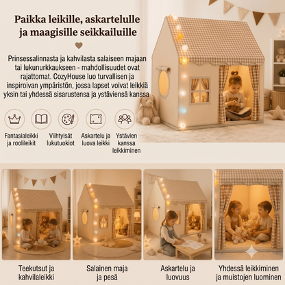 CozyHouse-leikiteltapassi talon muodossa