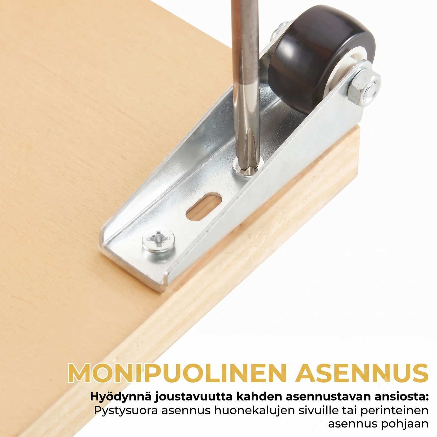 Sarja 2 kääntyvää pyörää