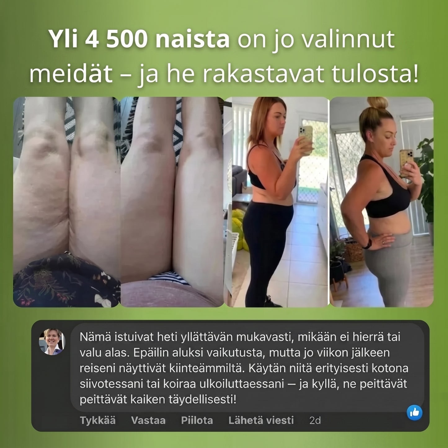3D Sculpt muotoilevat leggingsit