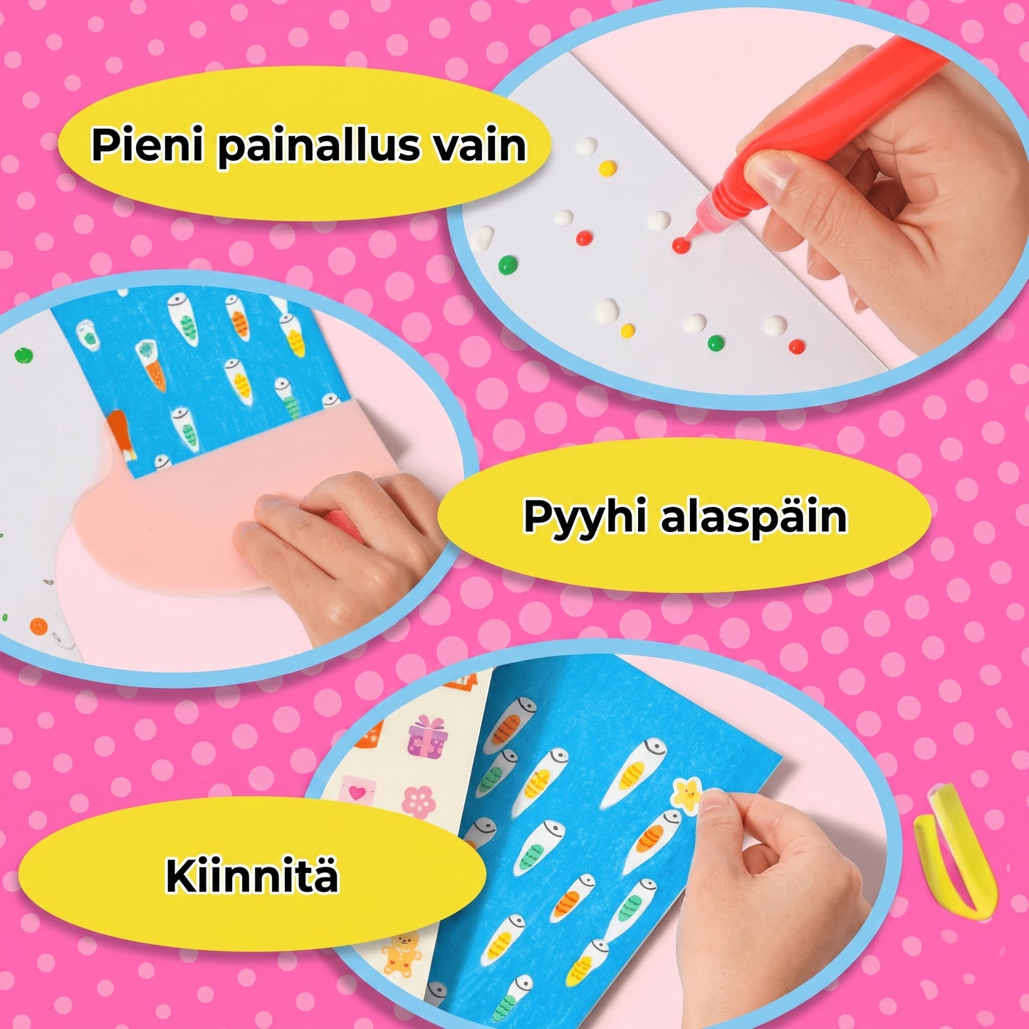 DIY sateenkaariraaputuskuvat 35 kpl