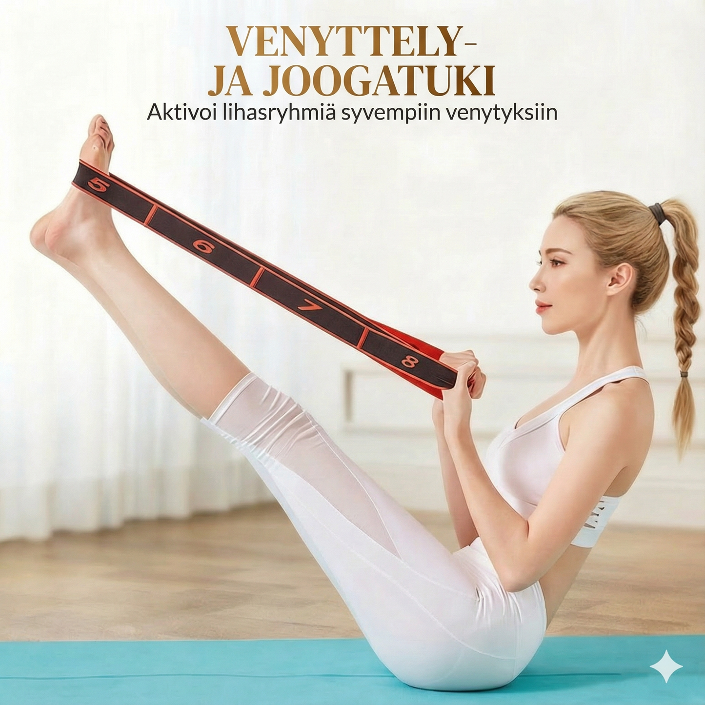 Venyttele syvemmälle, liiku vapaammin – Vastuskuminauha, missä ikinä oletkin