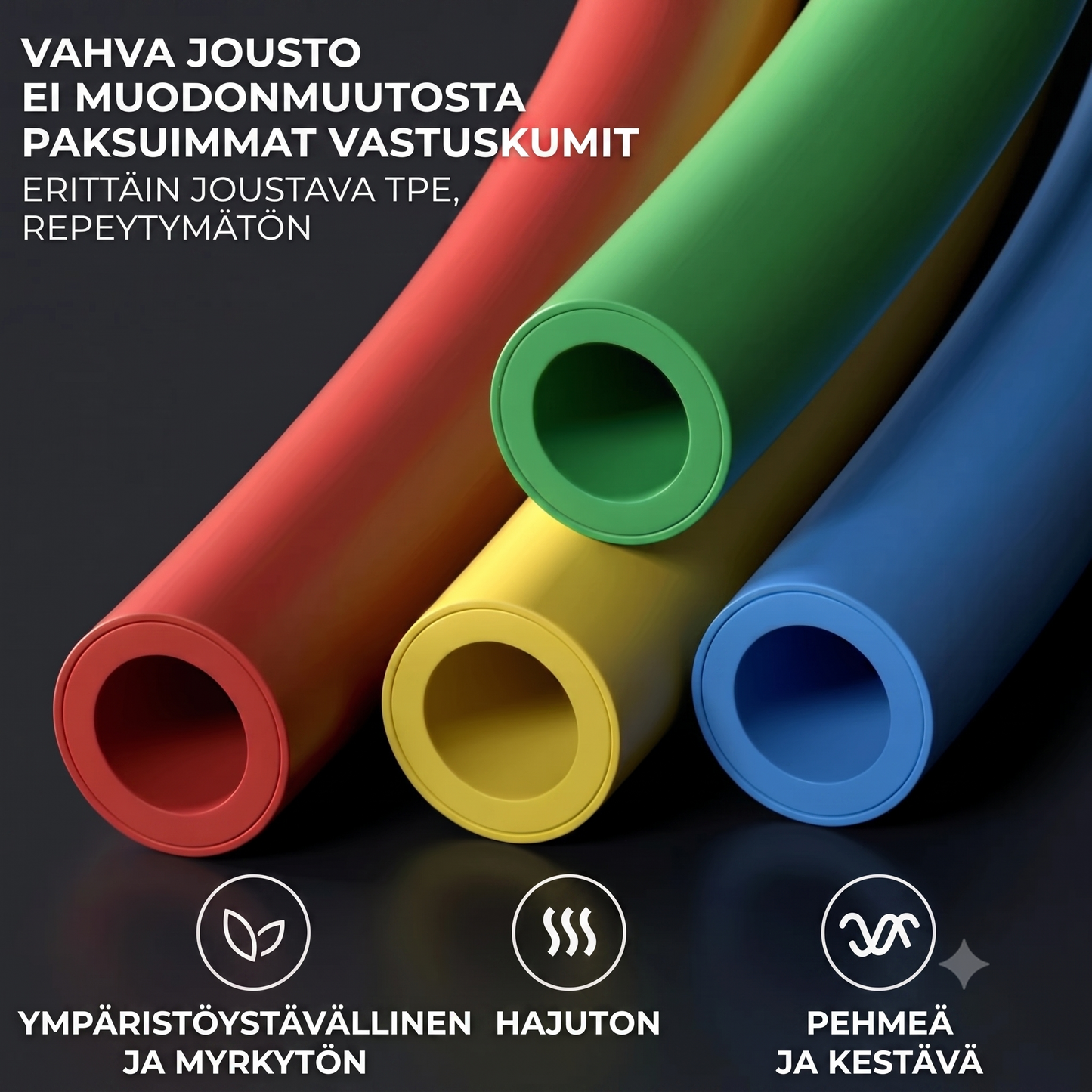 Setti 5 harjoitusnauhaa