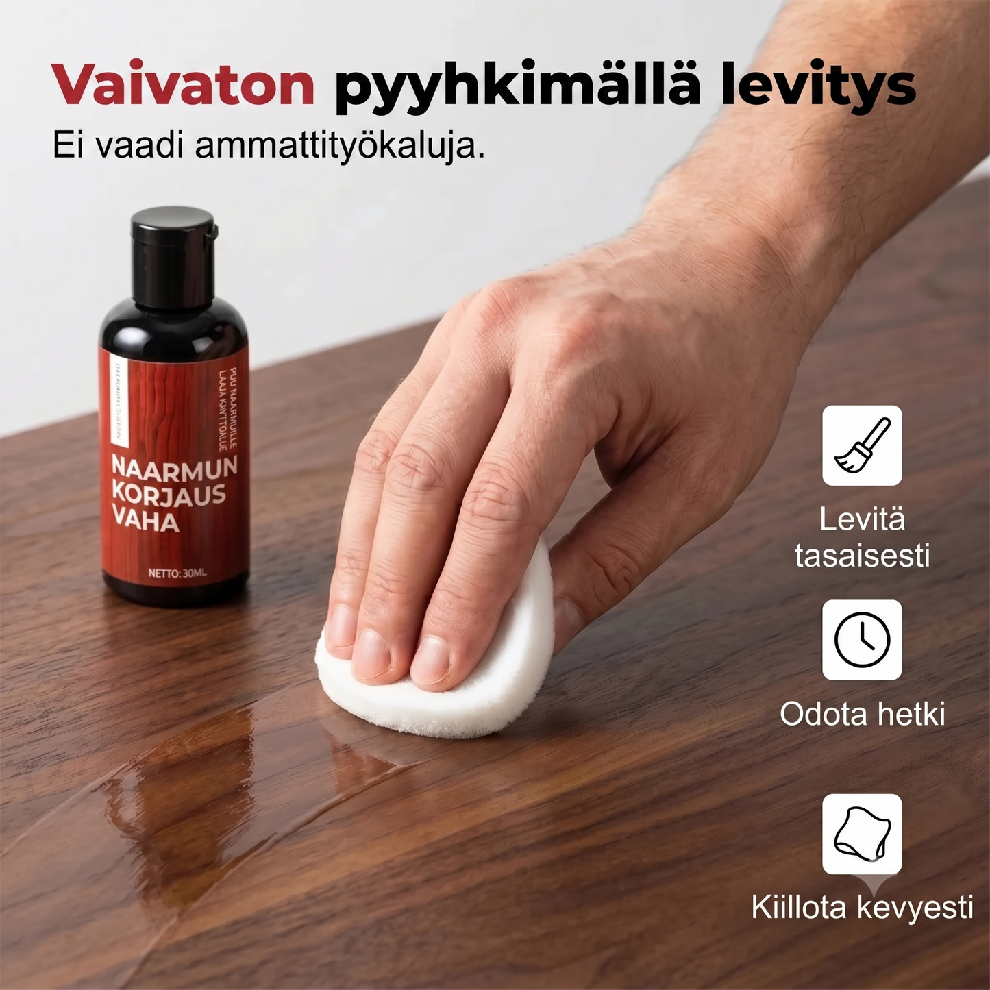 Vaha naarmujen korjaukseen