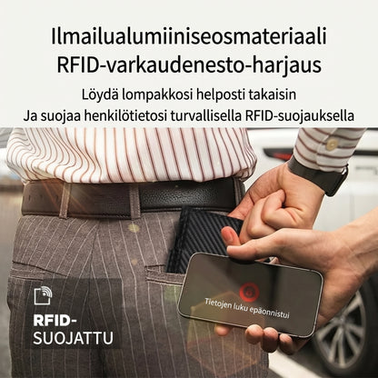 Ohut miesten lompakko RFID-suojauksella