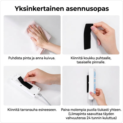 Erittäin vahvat kaksipuoliset tarranauhat 40 kpl 20 paria