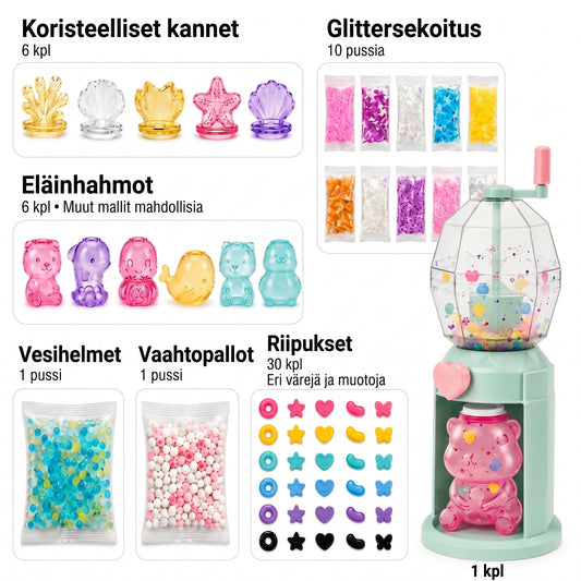DIY-askartelusetti omien squishy-lelujen valmistukseen