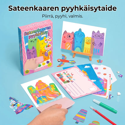 DIY sateenkaariraaputuskuvat 35 kpl