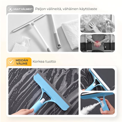 3-in-1 lasinpuhdistin suihkepullolla