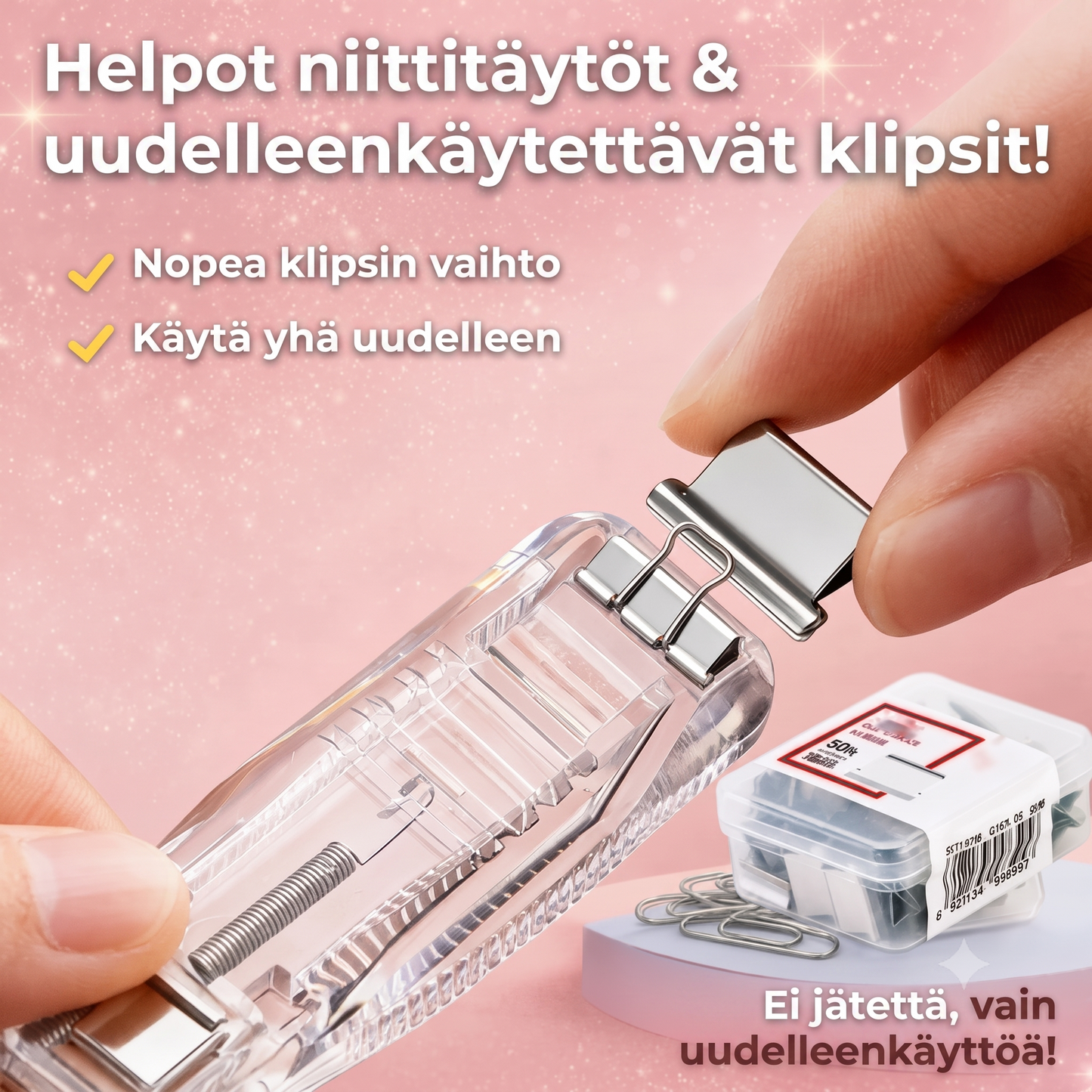 Sidontaklipsikone 50 klipsillä