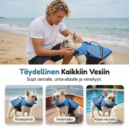 Koiran pelastusliivi enkelinsiivillä