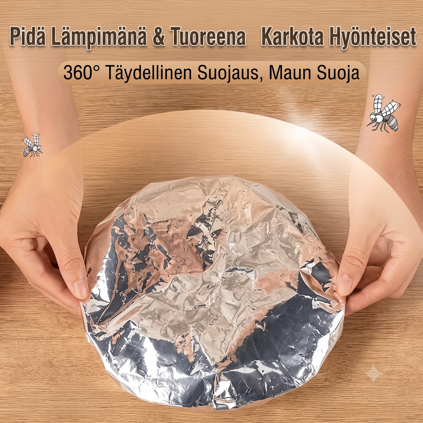HeatCover uudelleenkäytettävät lämpökannet