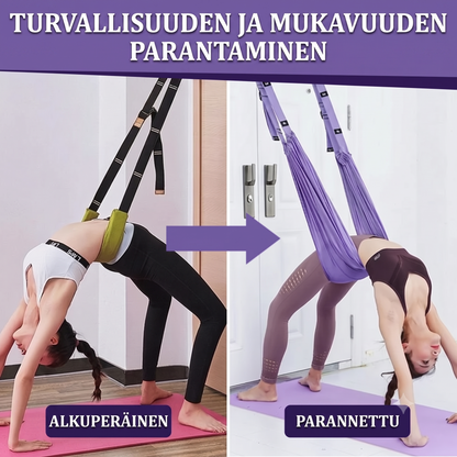 Säädettävä joogavyö venyttelyyn ja asentoon
