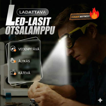 Tehokas LED-otsalamppu: Vedenkestävä ja ladattava (ulkokäyttöön ja tee-se-itse-käyttöön)
