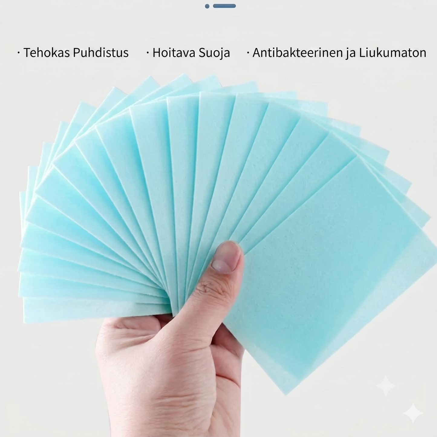 Monitehoiset lattianpesuarkit (100 kpl per pakkaus)
