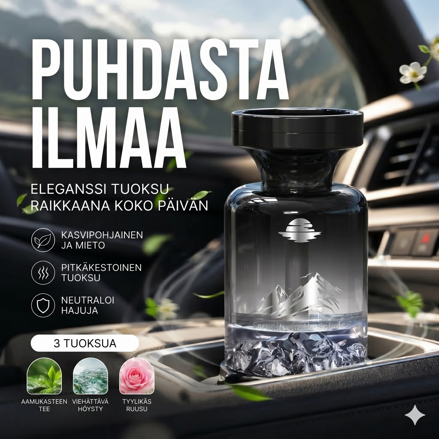 110 ml pitkäkestoinen auton ilmanraikastin