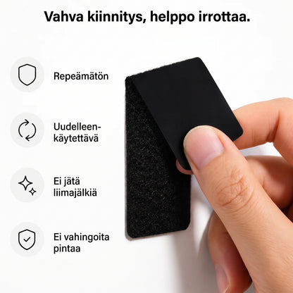 Erittäin vahvat kaksipuoliset tarranauhat 40 kpl 20 paria