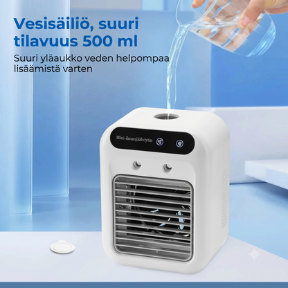 Kannettava 3-in-1 ilmastointilaite johdottomalla viilennyksellä ja raikkaalla ilmalla
