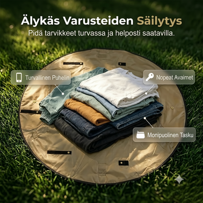 Vedenpitävä matkalaukku ja piknikmatto 2-in-1