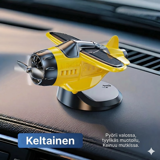 Lentokonemalli auton koristeluun, jossa on