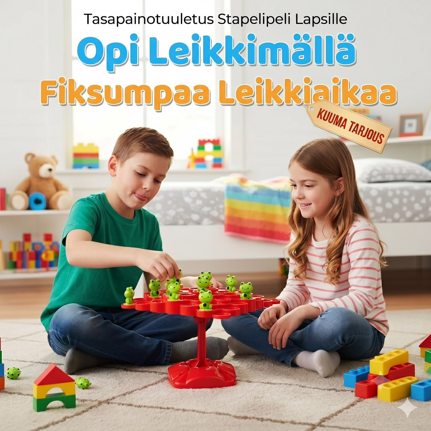 Pinontapeli, joka yhdistää jännityksen, keskittymisen ja kiljumisen täydelliseksi perhepeliksi