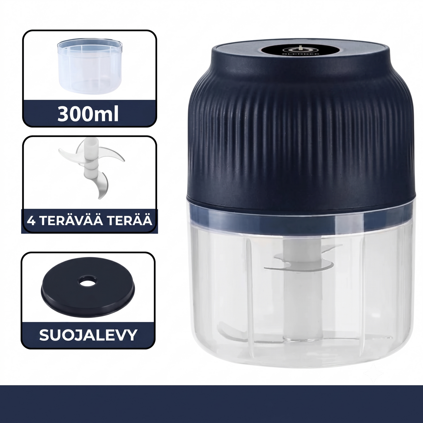 Kannettava minisilppuri ruoalle