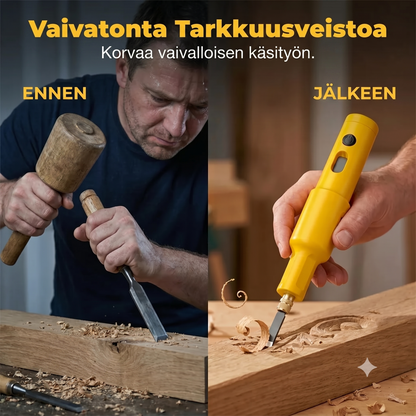 Monitoiminen sähköinen kaiverrustyökalusarja