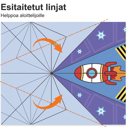 Paperilennokkien rakennussarja 10 mallilla
