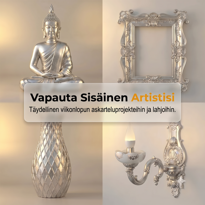 Metallinen hopeamaali tee-se-itse-projekteihin