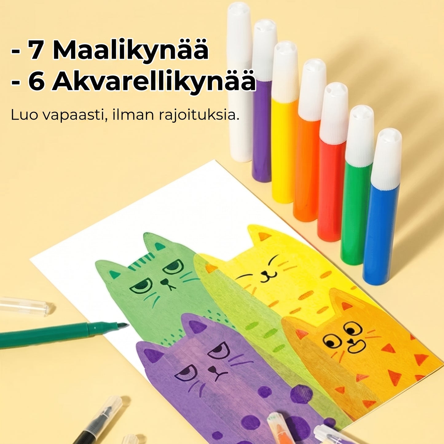 DIY sateenkaariraaputuskuvat 35 kpl