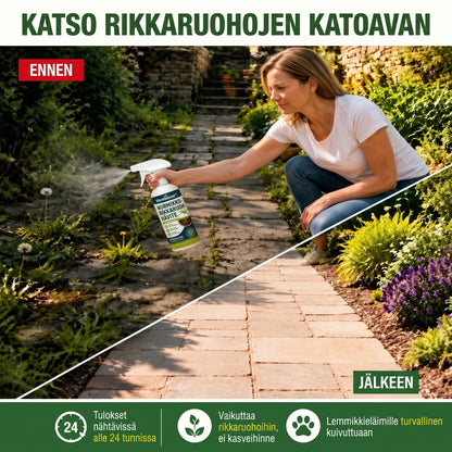Rikkaruohonpoistaja puutarhaan