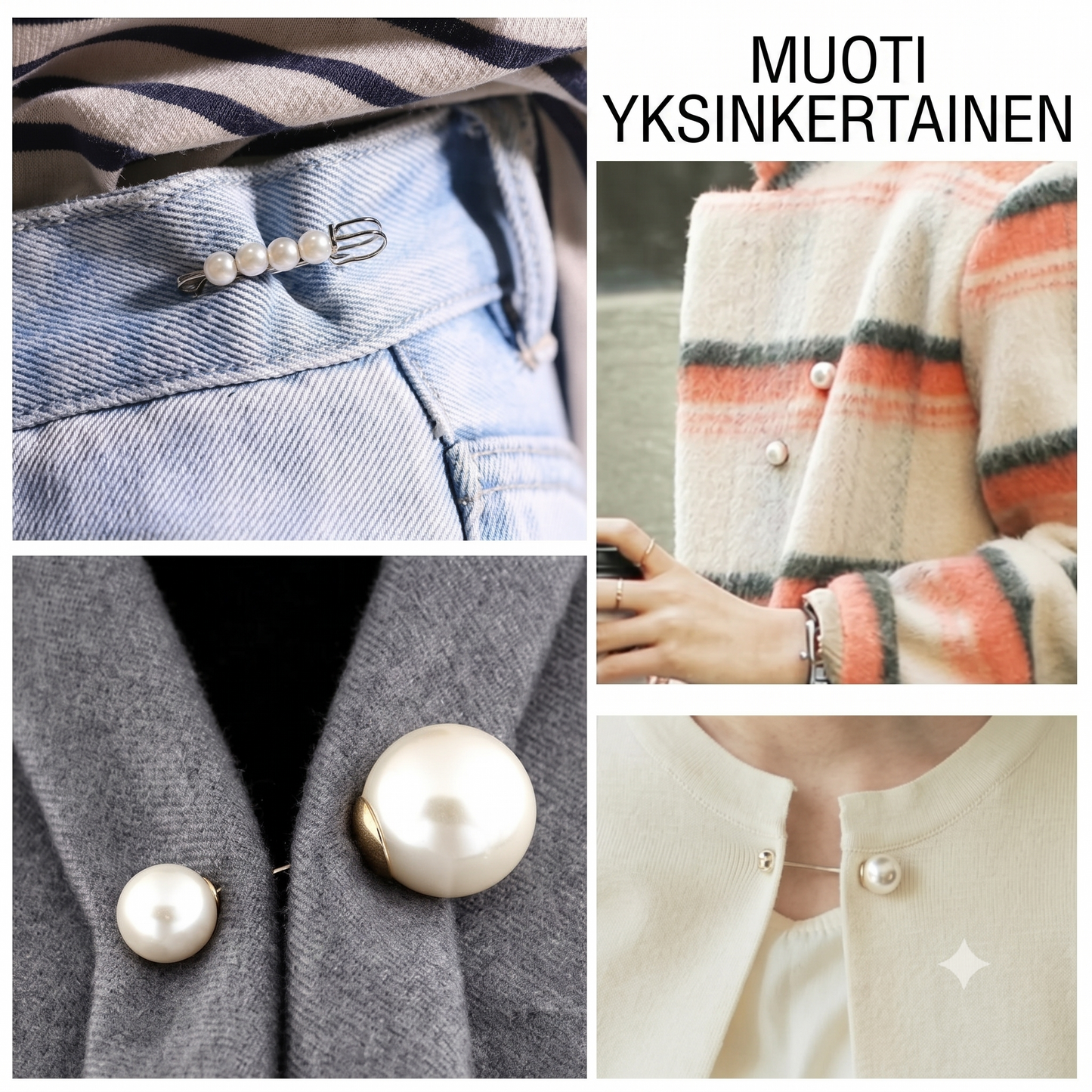 Turvaneularintakoru strasseilla ja helmillä