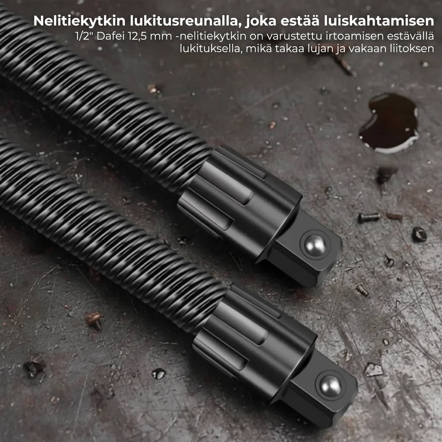 Taipuva poranterän jatke