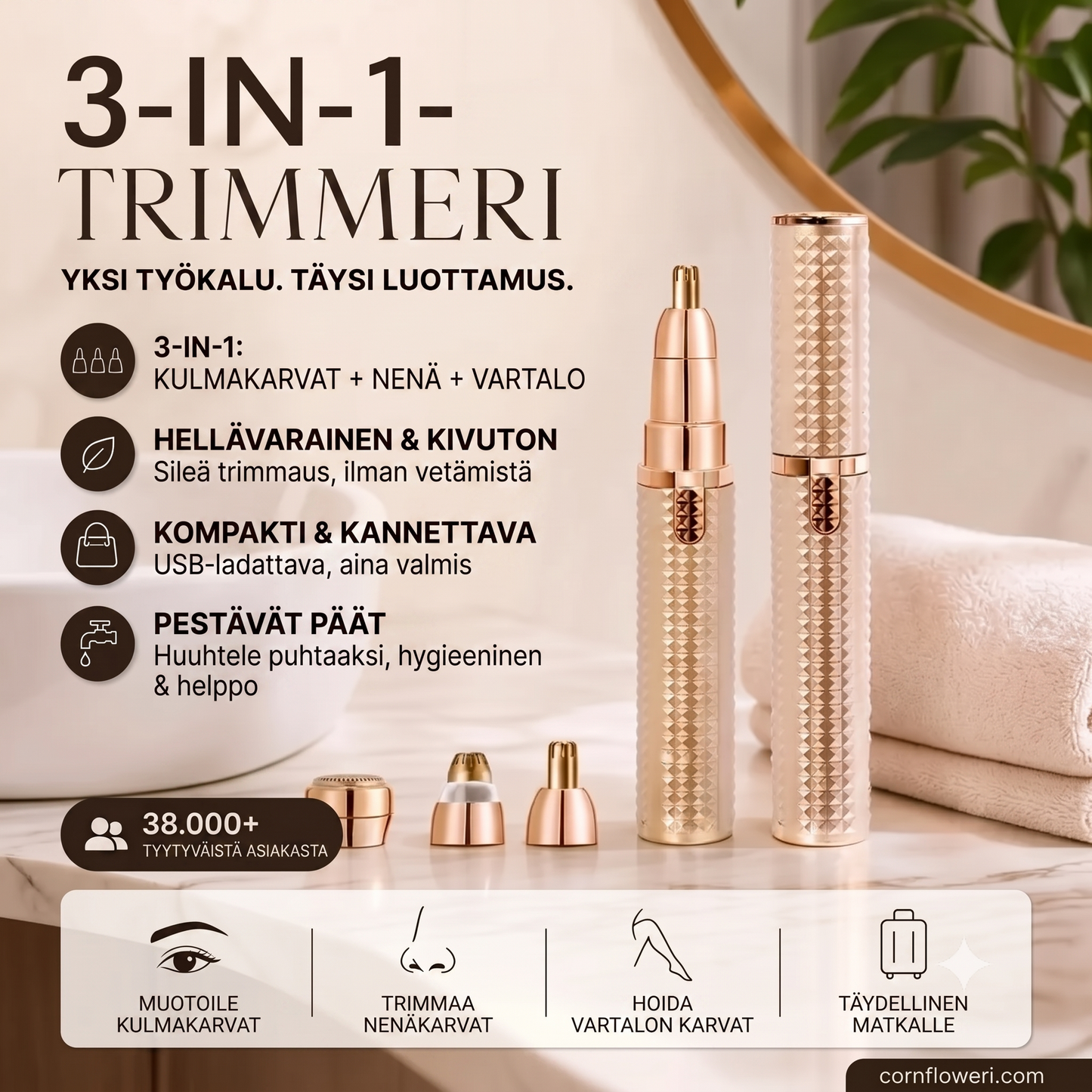 Tarkkuuskulmakarvatrimmeri