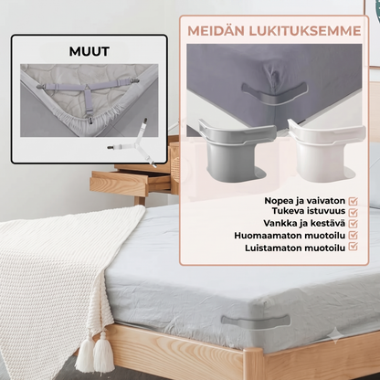 Lakananpidikkeet tiukoille lakanoille (4 kpl setti)