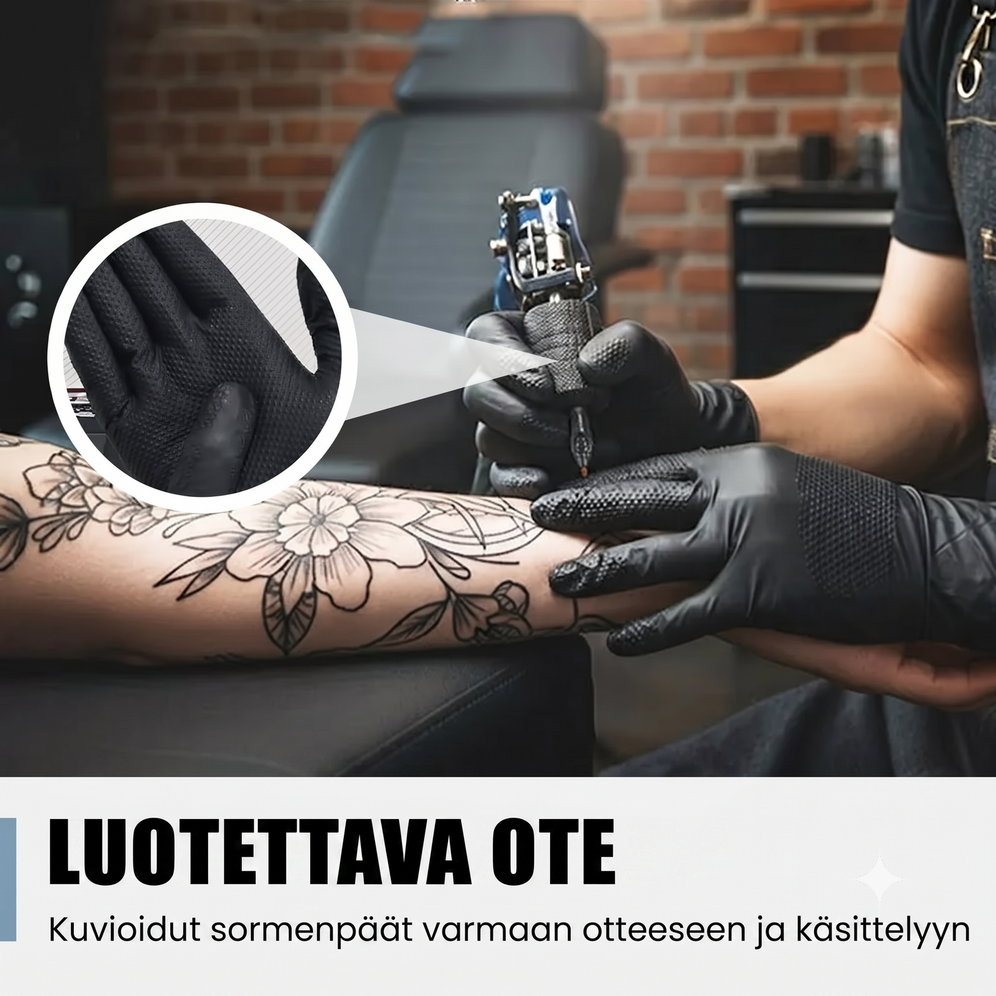 Nitriilikäsineet puuterittomat (100 kpl)