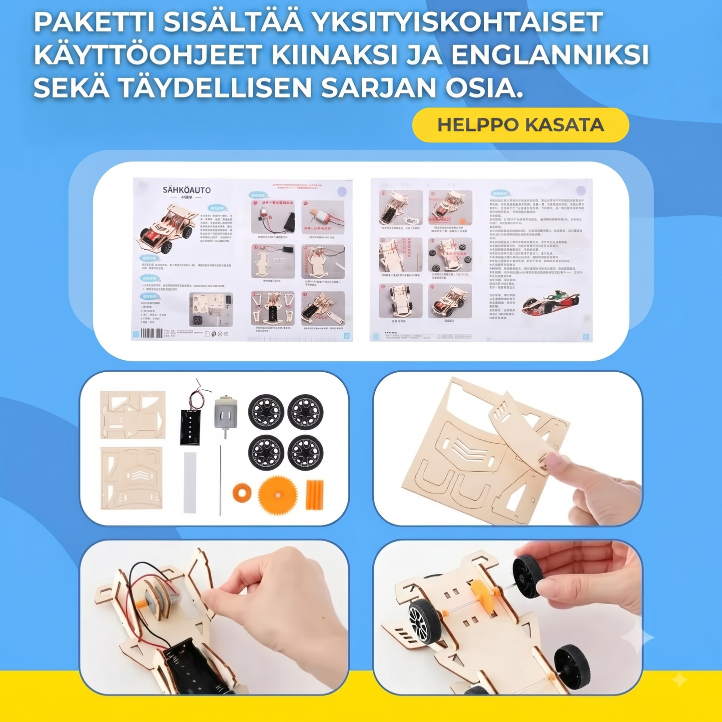 Työkaluton robotinrakennussarja