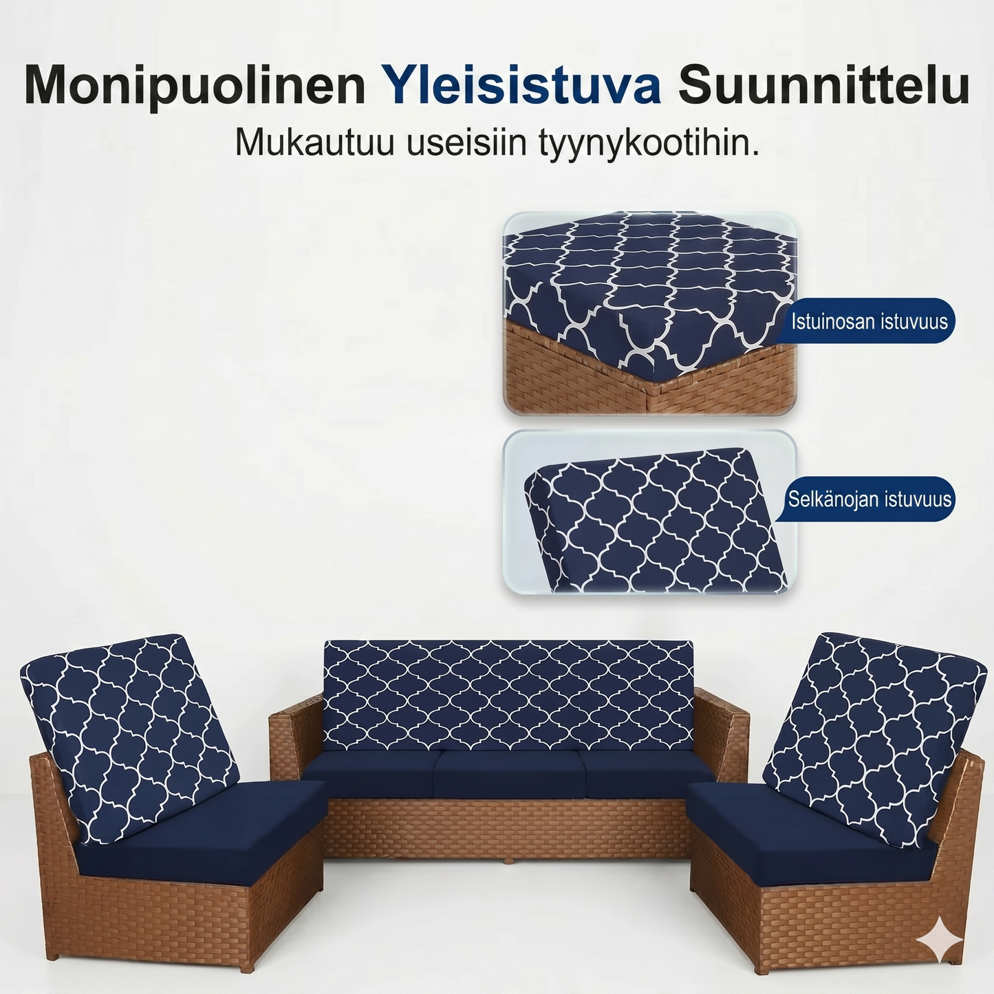 Terassisohvan tyynynpäällinen